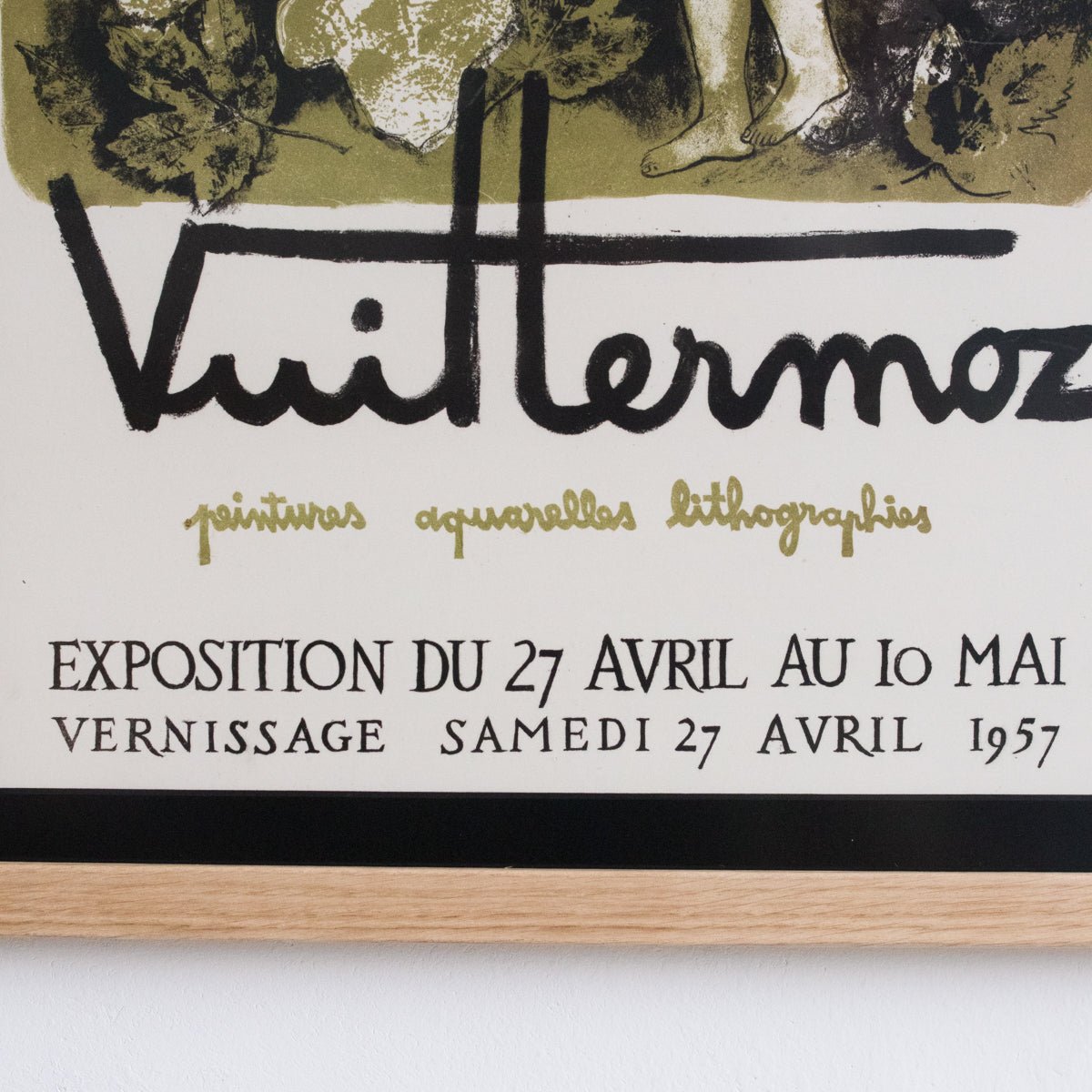 Vintage French Exhibit Poster | Vuillermoz - elsie green - art