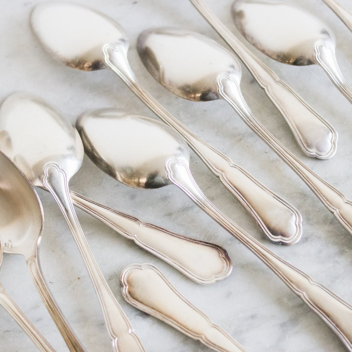 Vintage French Flatware Set of 27 Pieces - elsie green - The French Kitchen