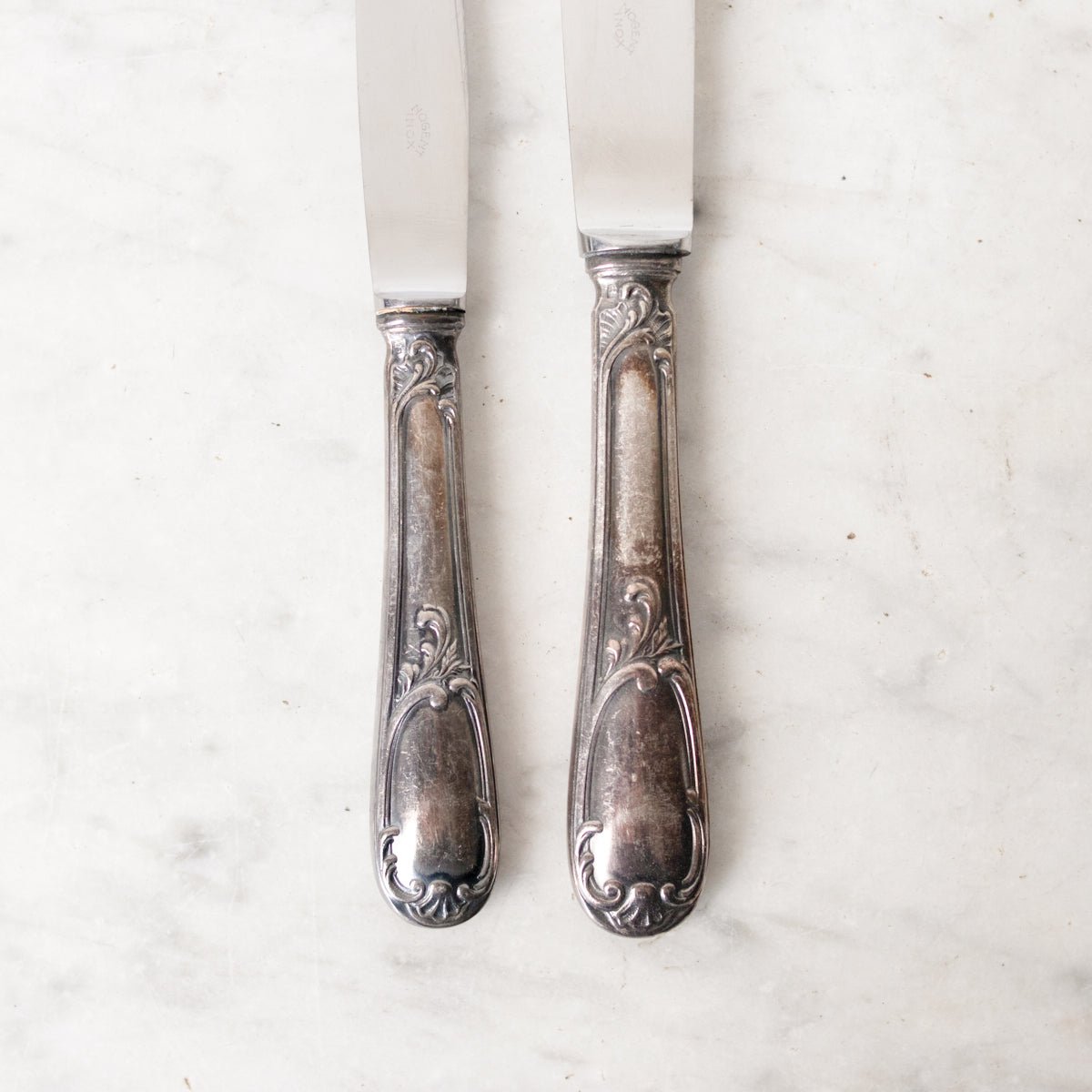 Vintage French Flatware Set of 50 - elsie green - the french kitchen