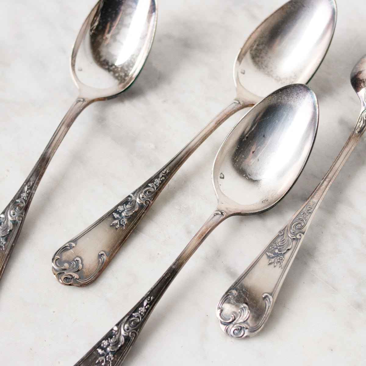 Vintage French Flatware Set of 50 - elsie green - the french kitchen