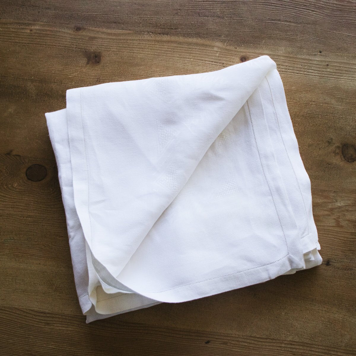 Vintage French Tablecloth - elsie green - textiles