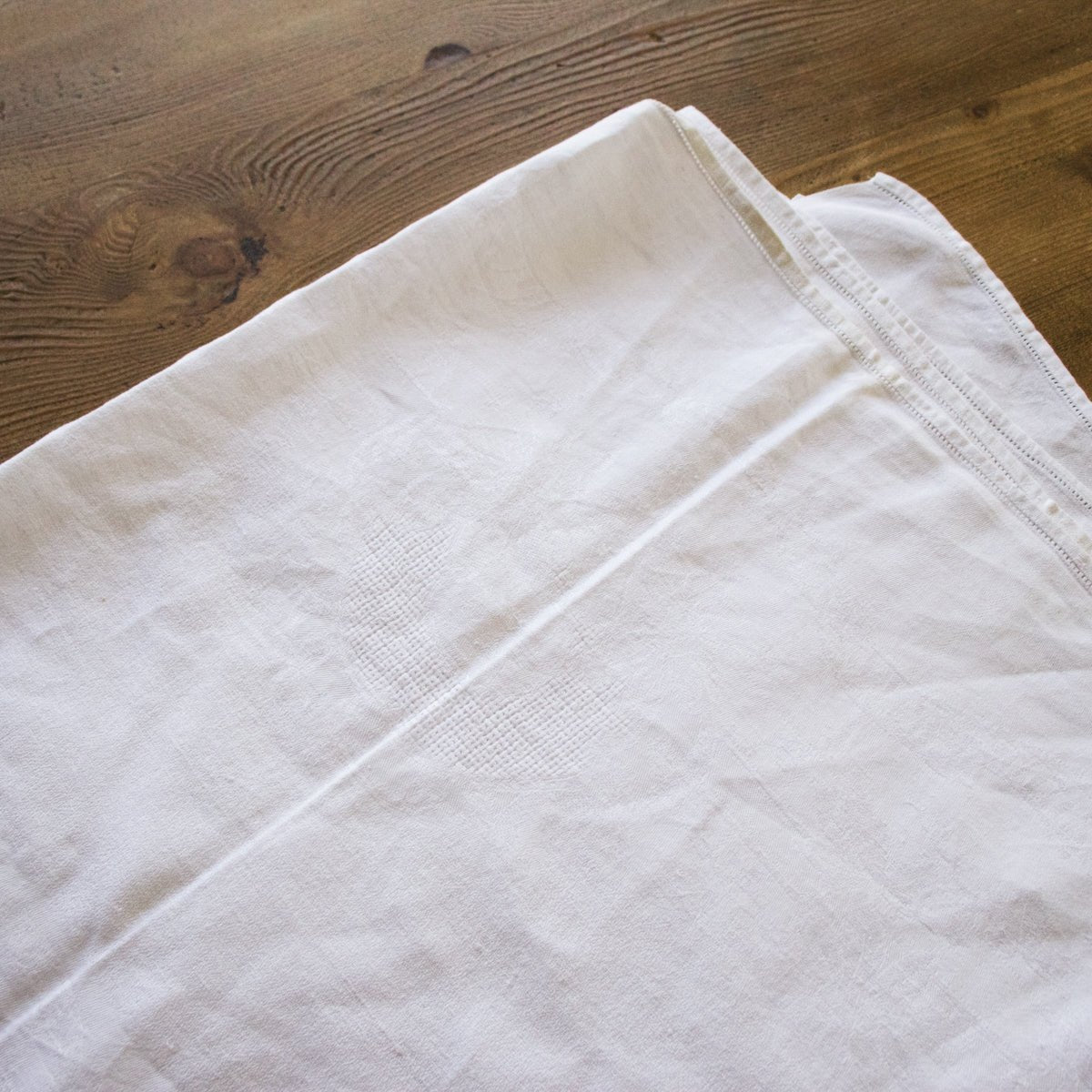 Vintage French Tablecloth - elsie green - textiles