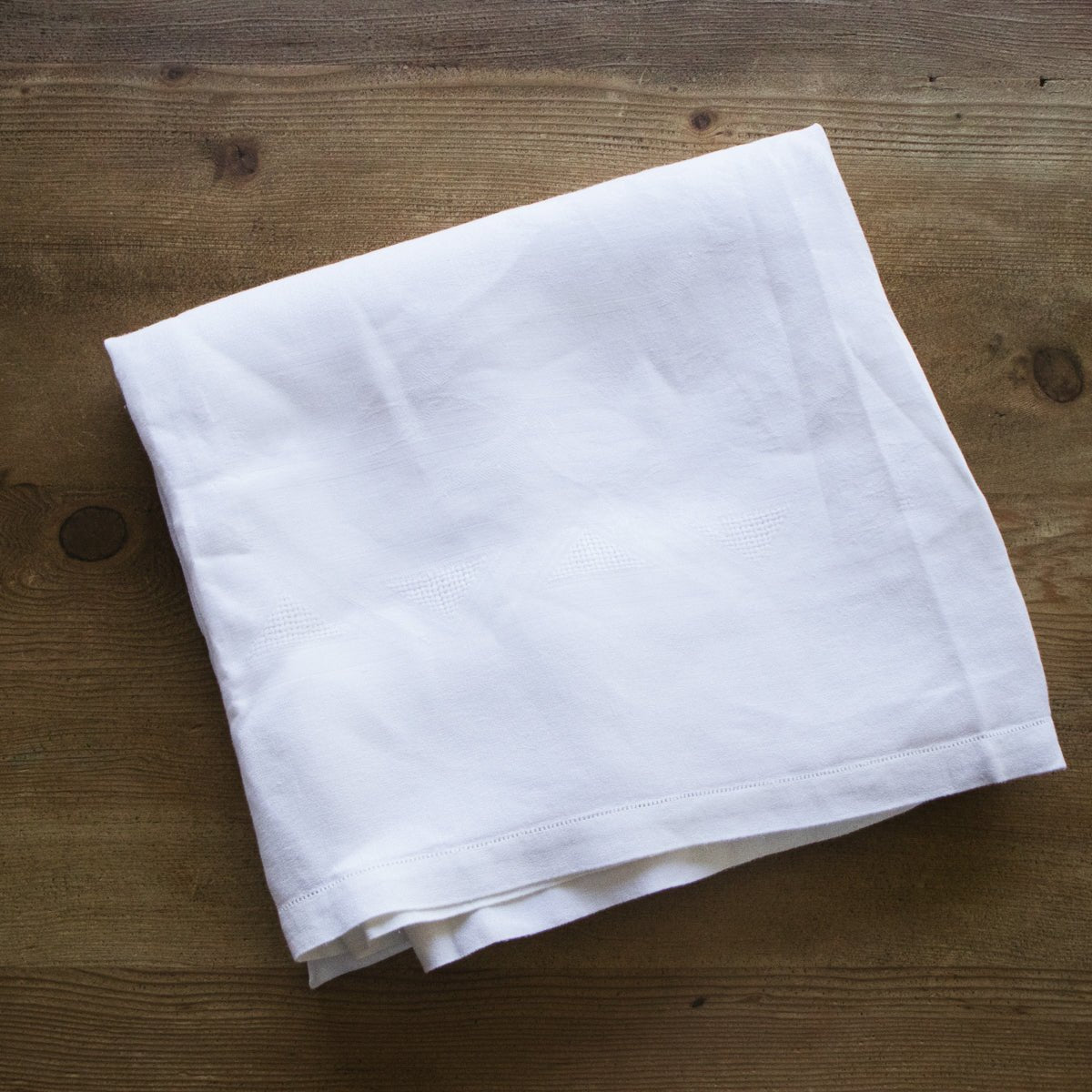 Vintage French Tablecloth - elsie green - textiles