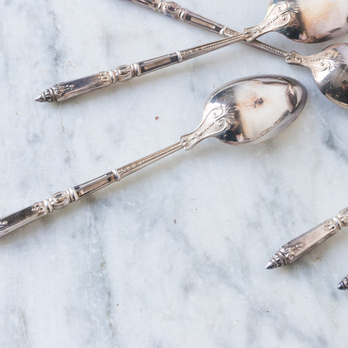 Vintage French Teaspoon Set of 12 - elsie green - the french kitchen