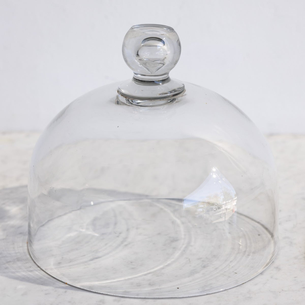 Vintage Glass Cake Dome & Antique Halphen Silver Platter - elsie green - the french kitchen