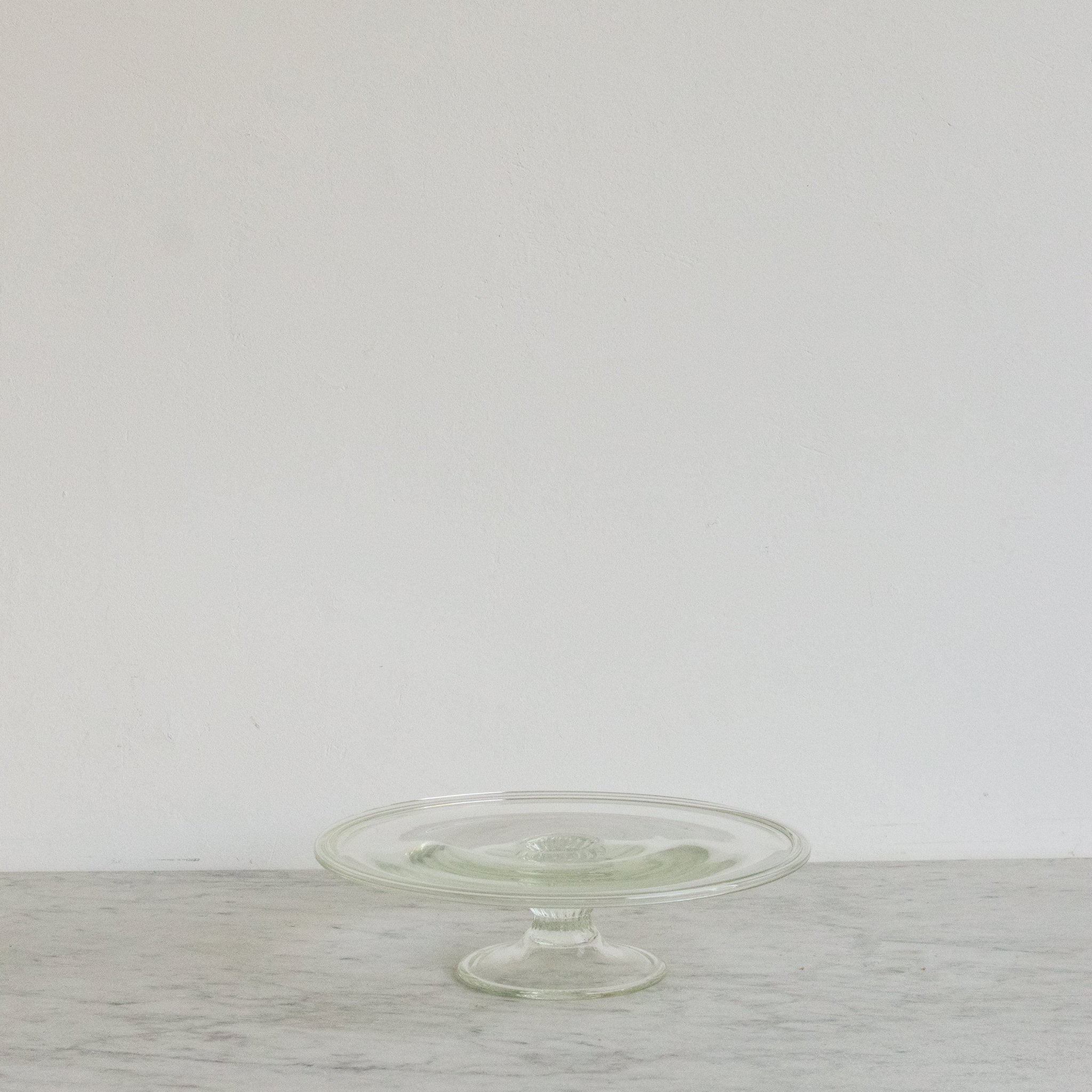 Vintage Glass Cake Plate - elsie green - The French Kitchen