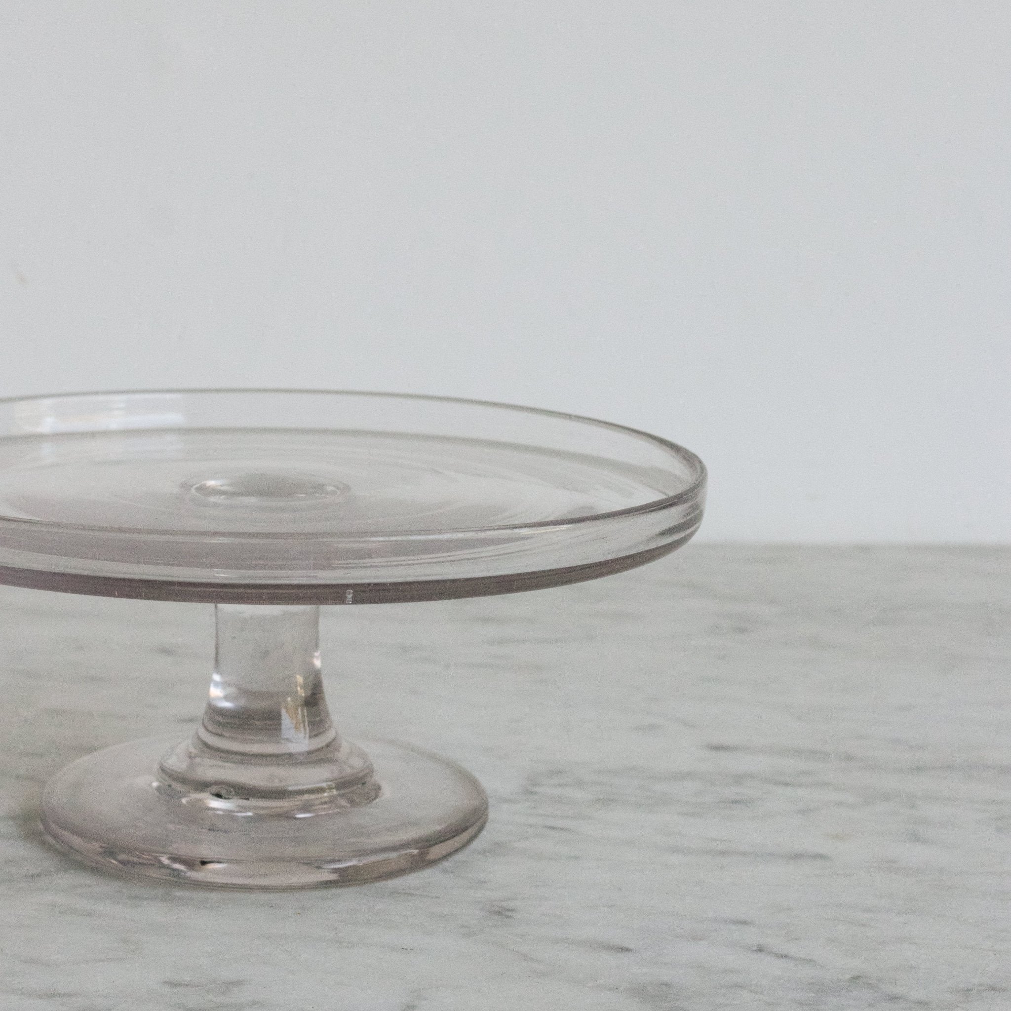 Vintage Glass Cake Plate - elsie green - The French Kitchen