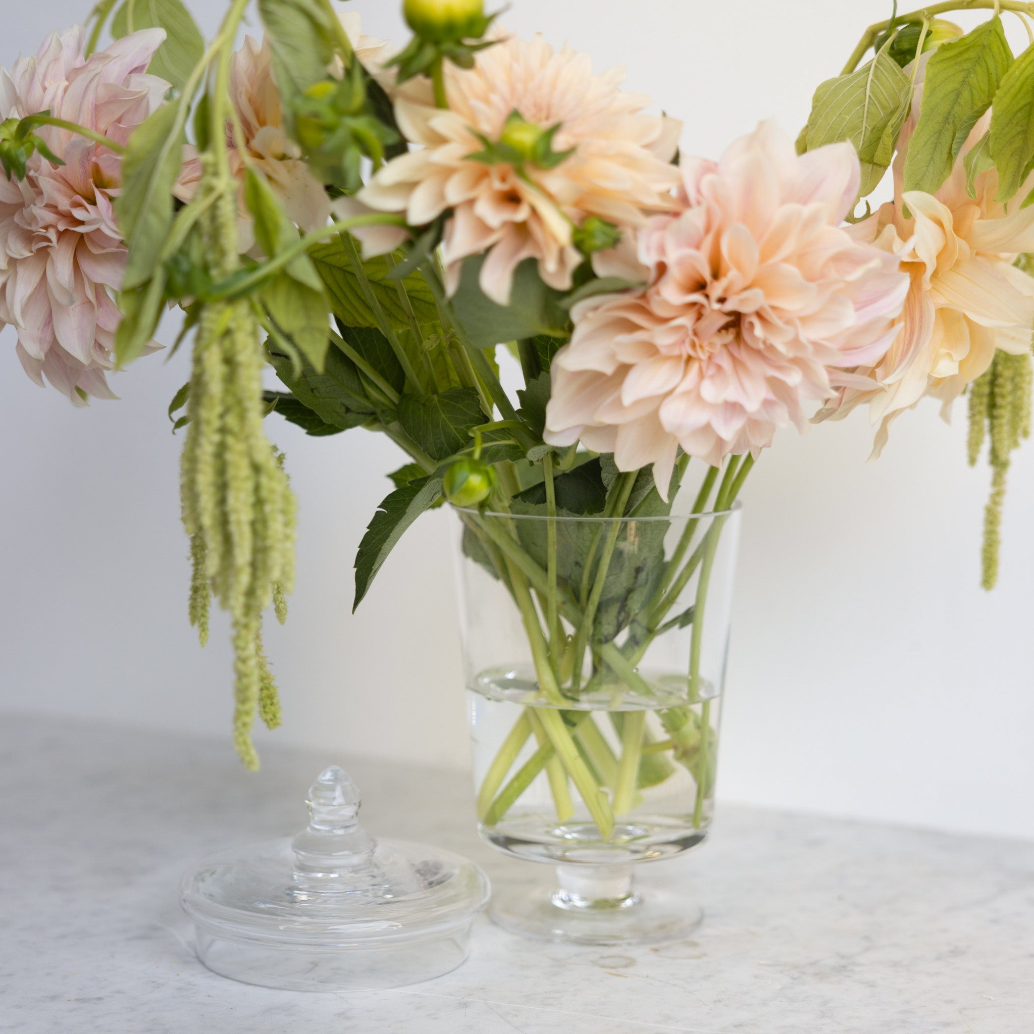Vintage Glass Candy Jar - elsie green - Decor