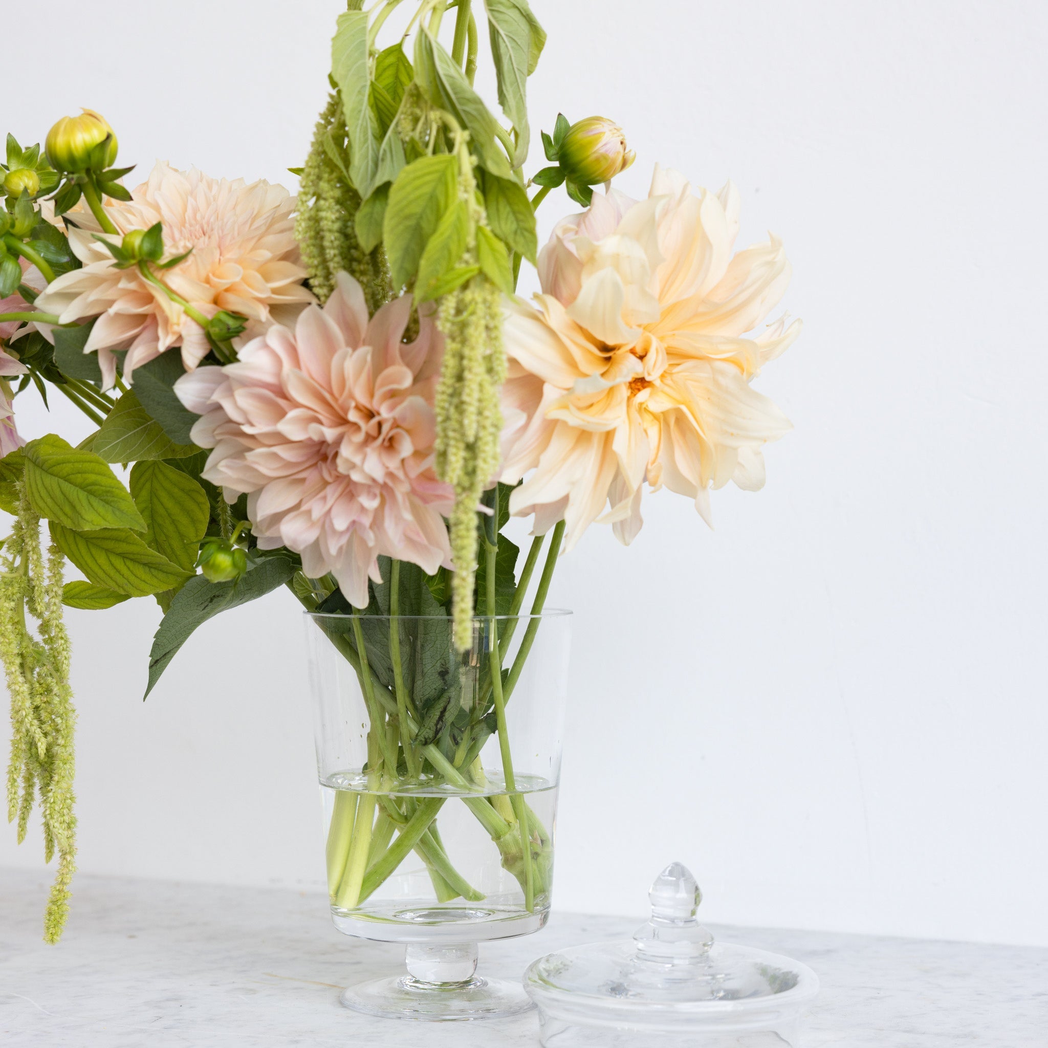 Vintage Glass Candy Jar - elsie green - Decor