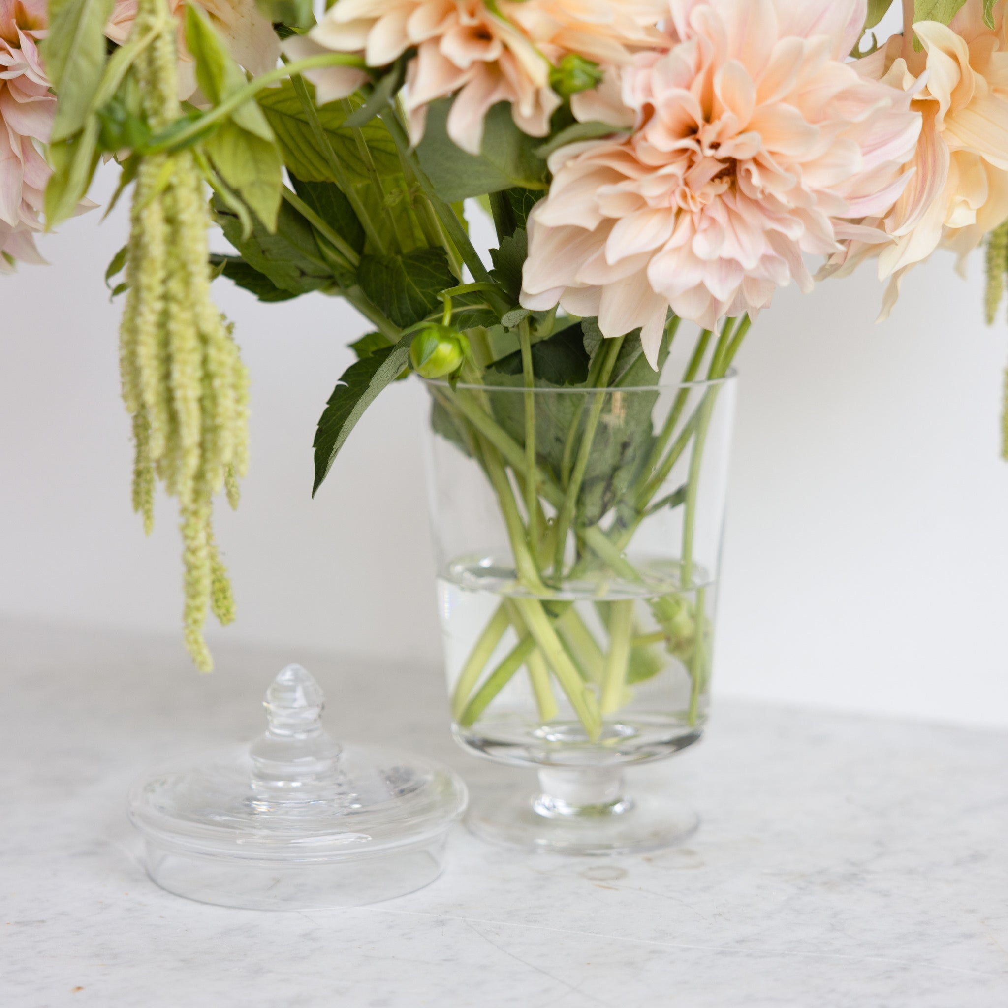 Vintage Glass Candy Jar - elsie green - Decor