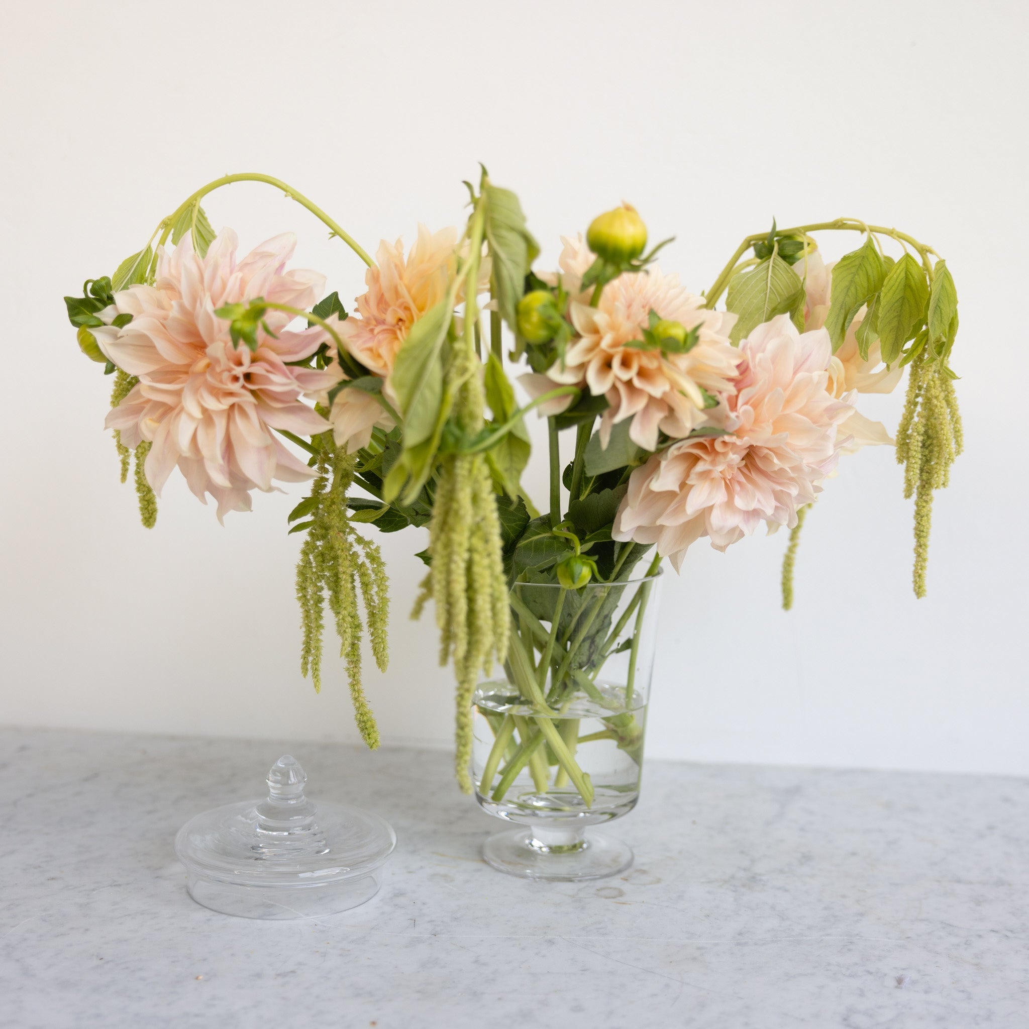 Vintage Glass Candy Jar - elsie green - Decor