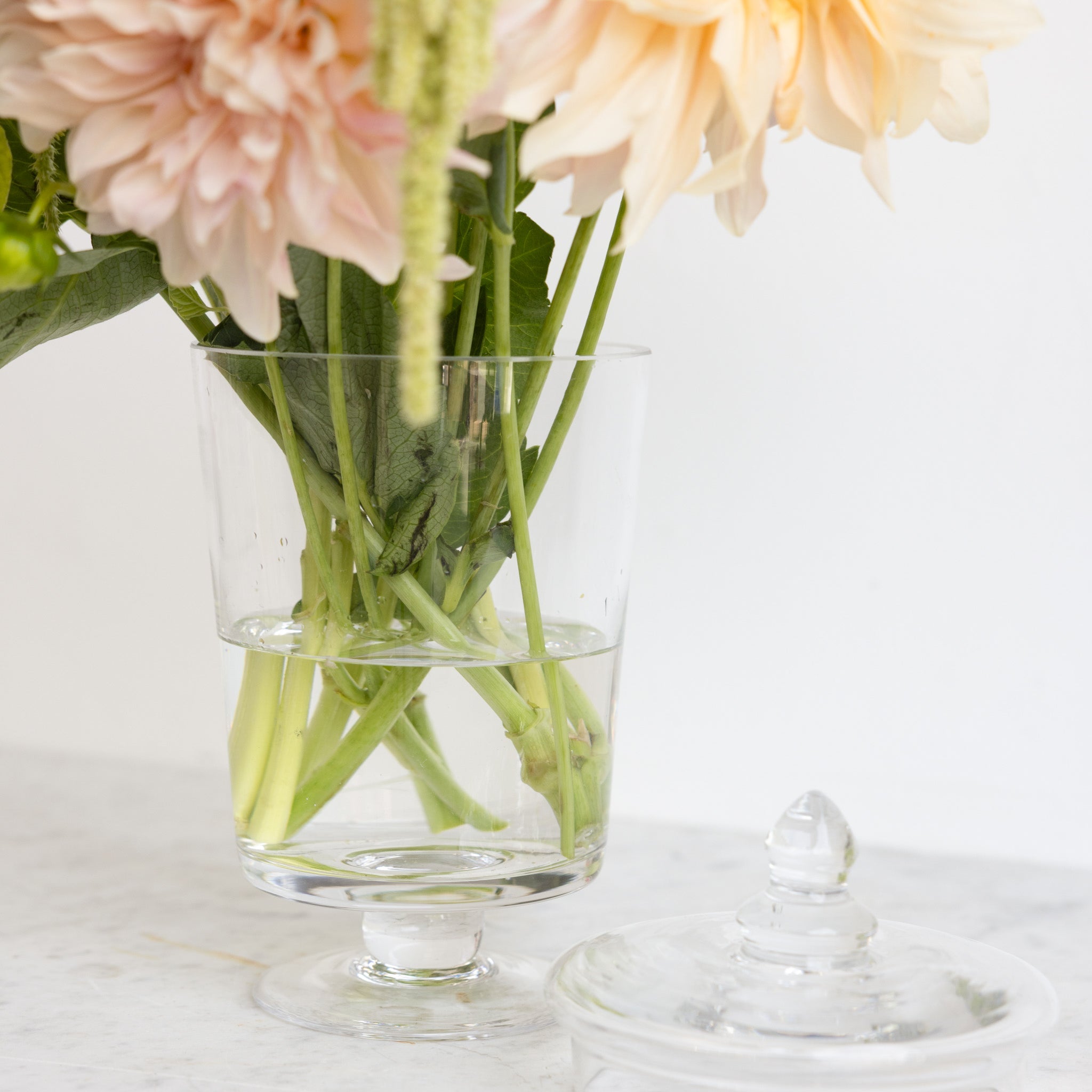 Vintage Glass Candy Jar - elsie green - Decor