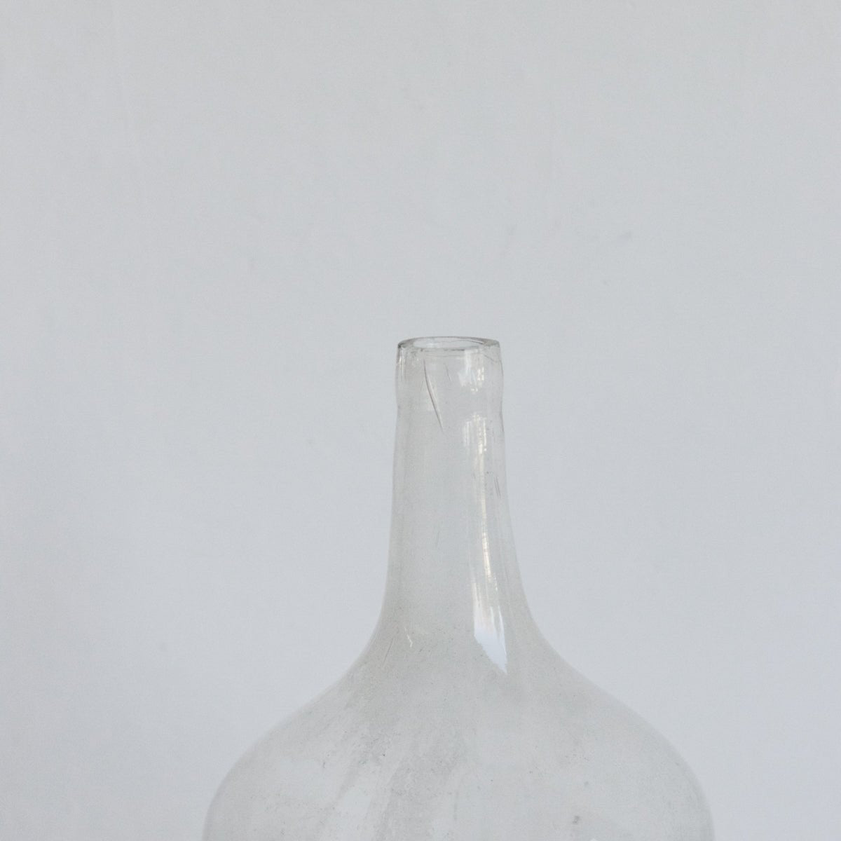 Vintage Glass Oil Bottle - elsie green - decor