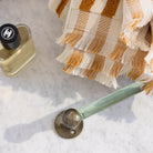 Vintage Glass Towel Bar - elsie green - decor