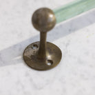 Vintage Glass Towel Bar - elsie green - decor