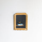 Vintage Gold Leaf Mirror | 34.75 x 25 - elsie green - Decor