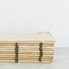 Vintage Hand Made Paper Journal - elsie green - decor