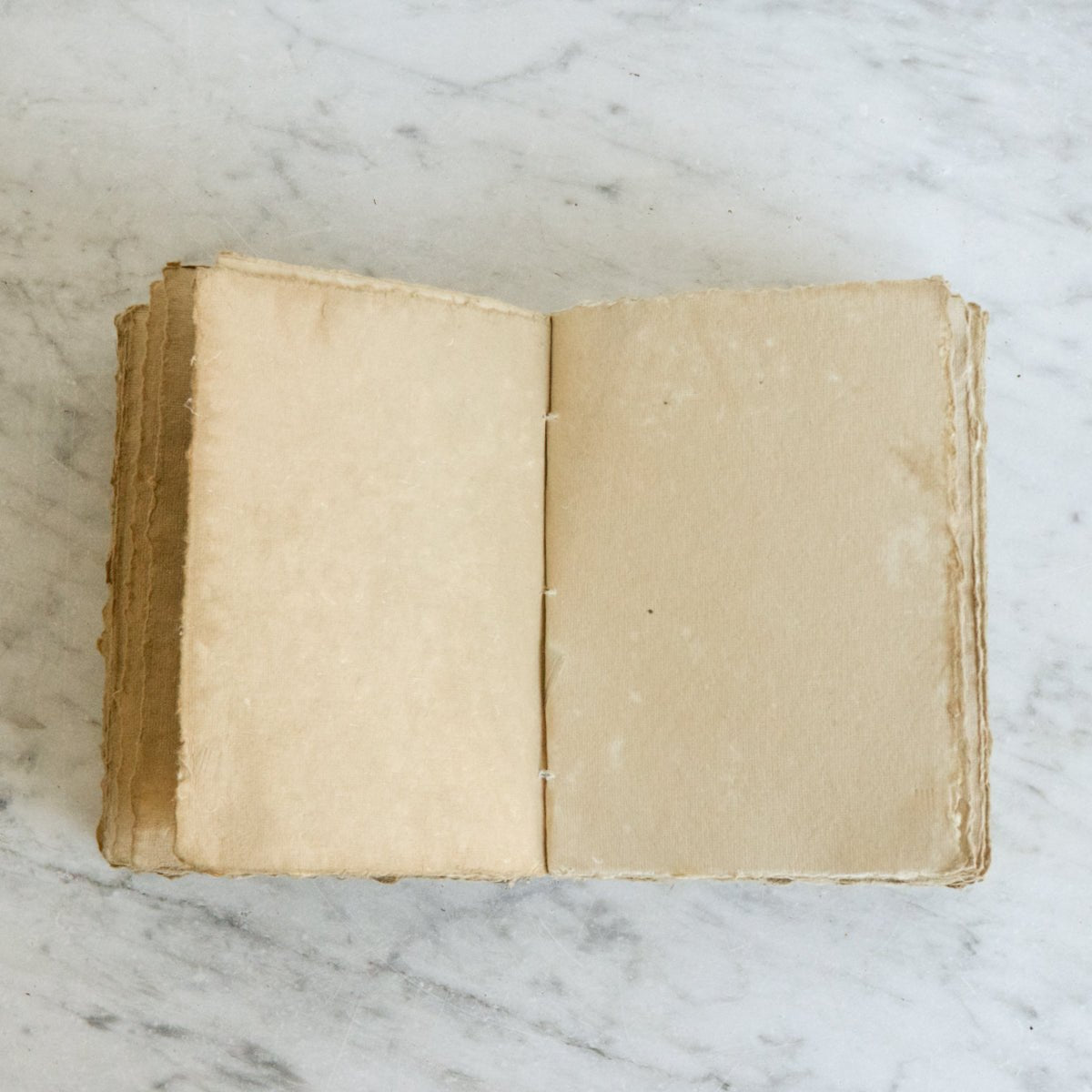 Vintage Hand Made Paper Journal - elsie green - decor