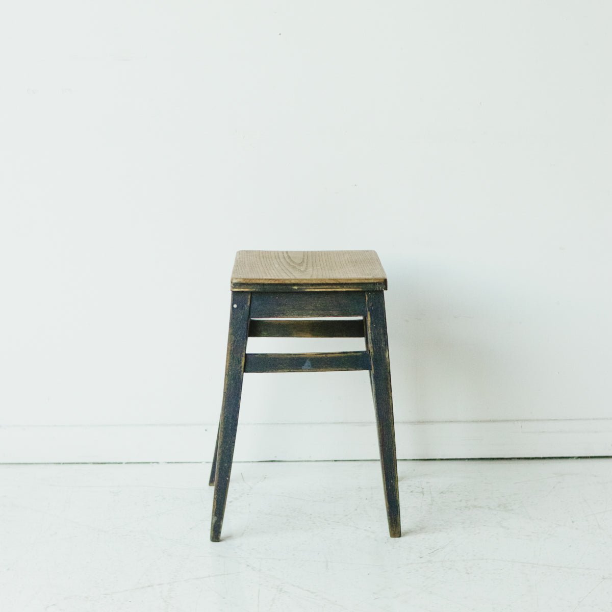 Vintage Hand Made Stool - elsie green - furniture