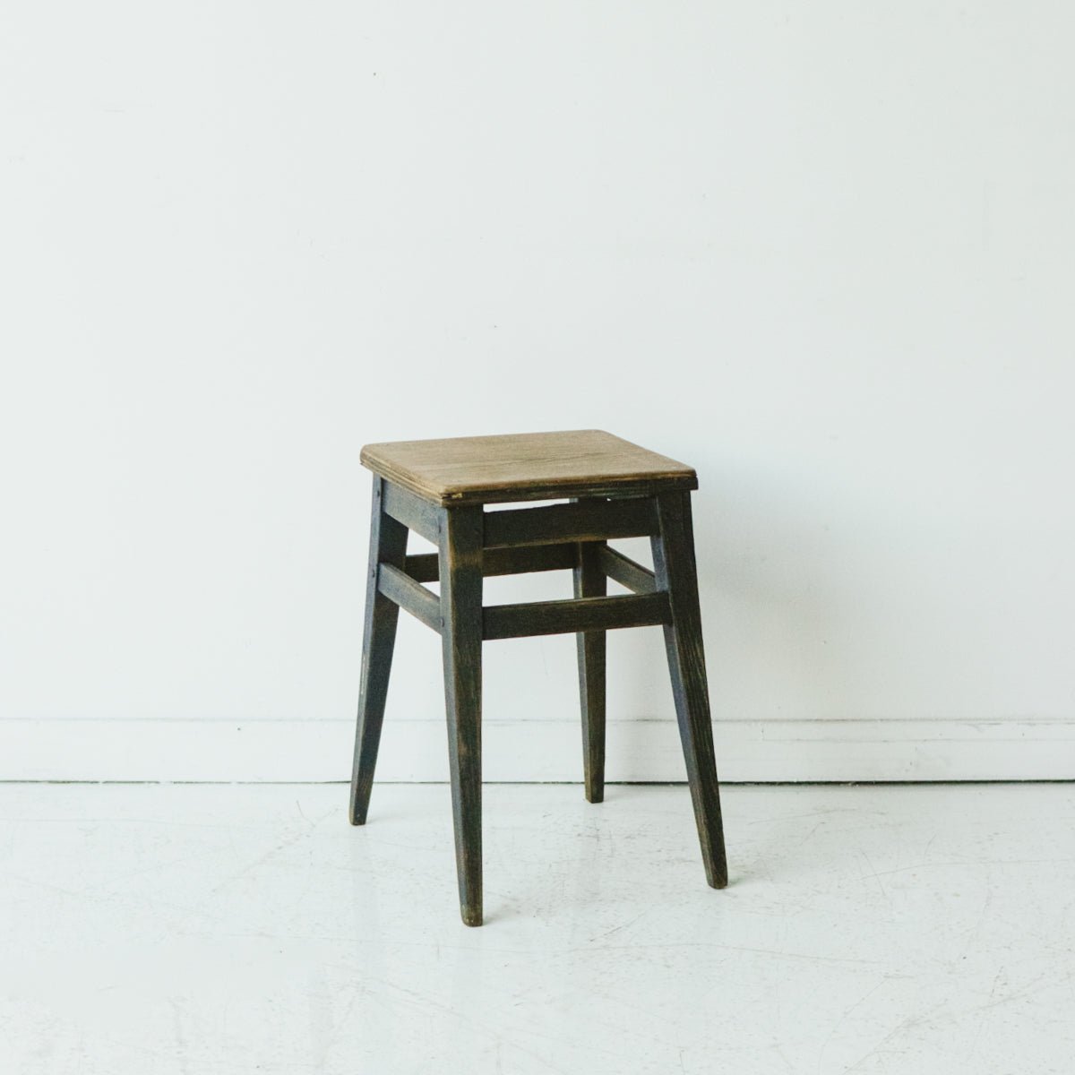 Vintage Hand Made Stool - elsie green - furniture