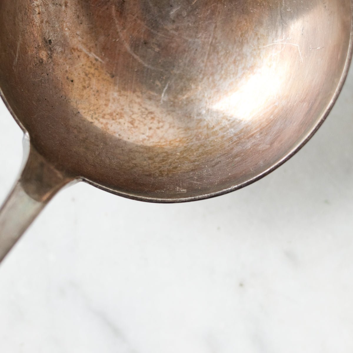 Vintage Ironstone Serving Bowl with Christofle Ladle - elsie green - the french kitchen