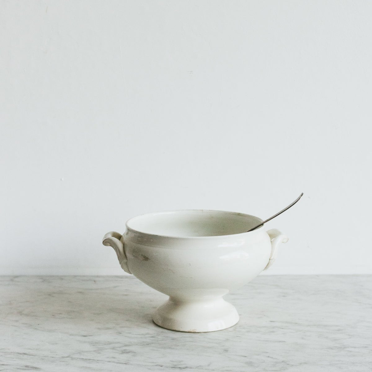 Vintage Ironstone Tureen with Poppies Ladle - elsie green - the french kitchen