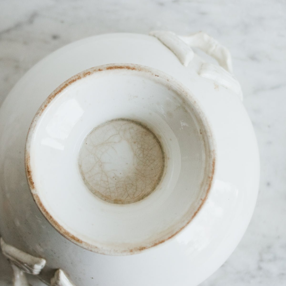 Vintage Ironstone Tureen with Poppies Ladle - elsie green - the french kitchen