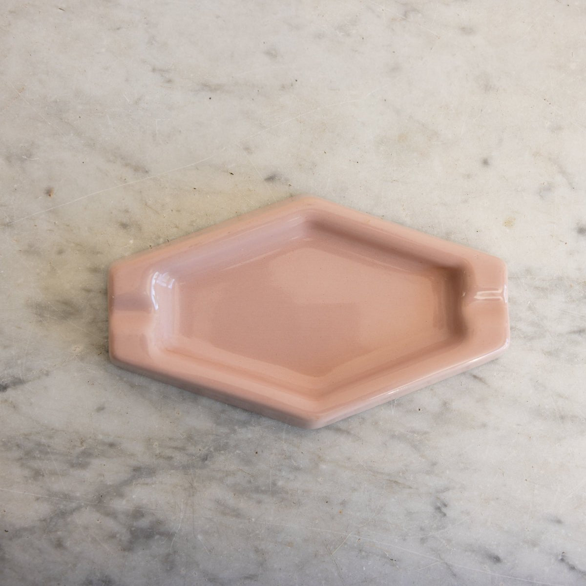 Vintage Jacob Delafon Porcelain Ashtray - elsie green - decor