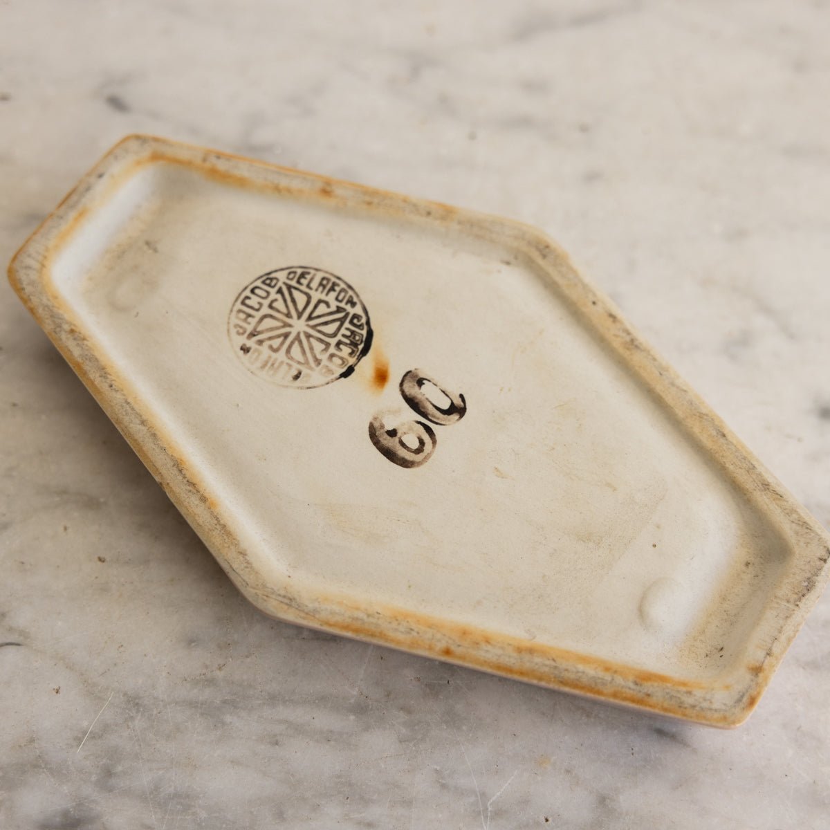 Vintage Jacob Delafon Porcelain Ashtray - elsie green - decor