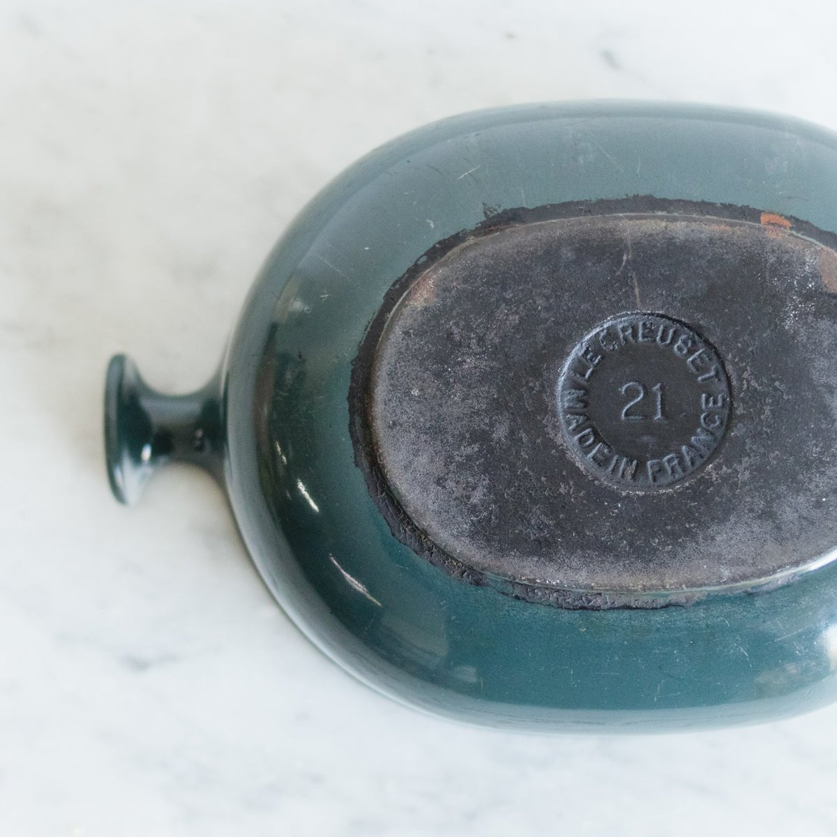 Vintage Le Creuset Cocotte - elsie green - the french kitchen