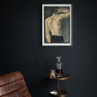 Vintage Leather Chaise - elsie green - furniture