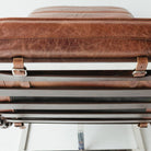 Vintage Leather Chaise - elsie green - furniture