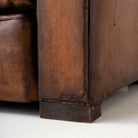Vintage Leather Club Chair - elsie green - furniture