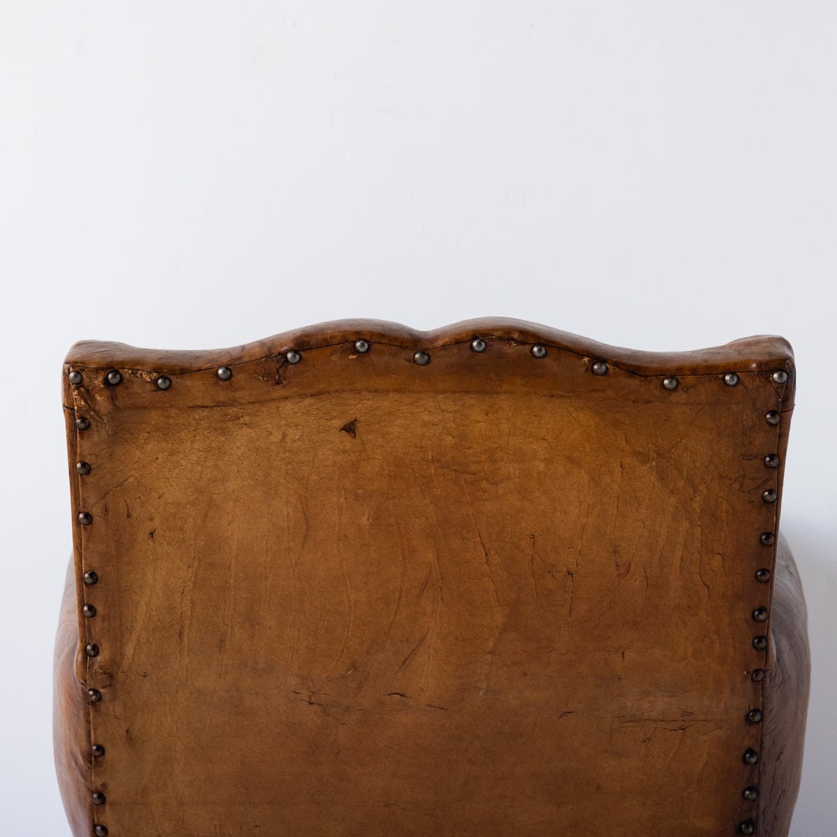 Vintage Leather Club Chair - elsie green - furniture