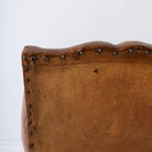 Vintage Leather Club Chair - elsie green - furniture