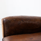 Vintage Leather Club Chair - elsie green - furniture