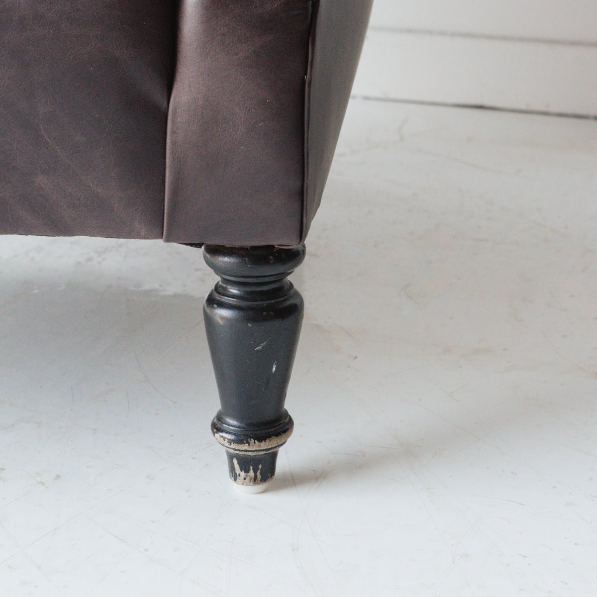 Vintage Leather Club Chair - elsie green - Furniture