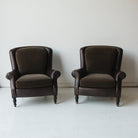 Vintage Leather Club Chair - elsie green - Furniture
