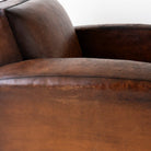 Vintage Leather Club Chair - elsie green - furniture