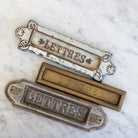 Vintage Letterbox Cover - elsie green - decor
