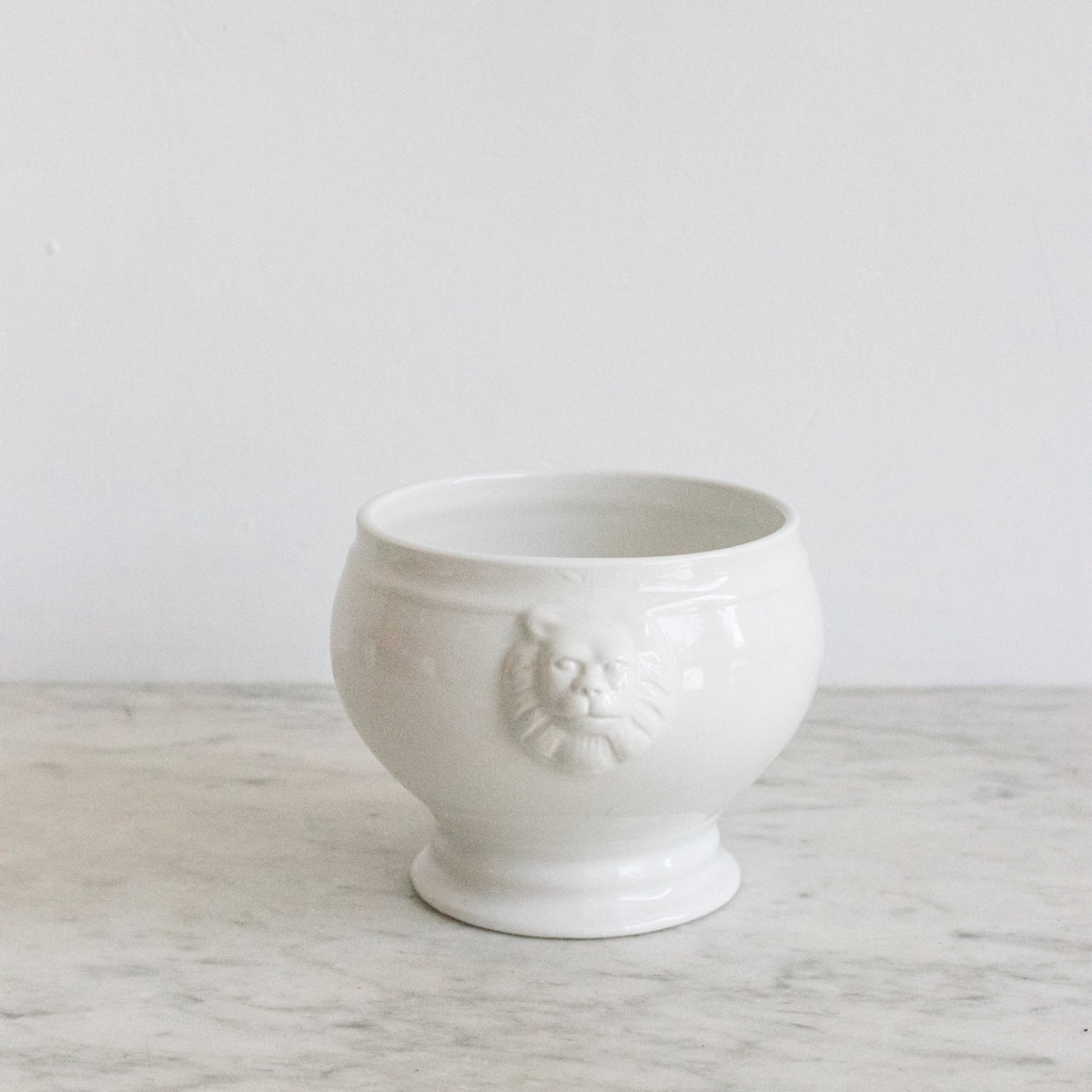 Vintage Lion Bowl with Silver Spoon - elsie green - the french kitchen