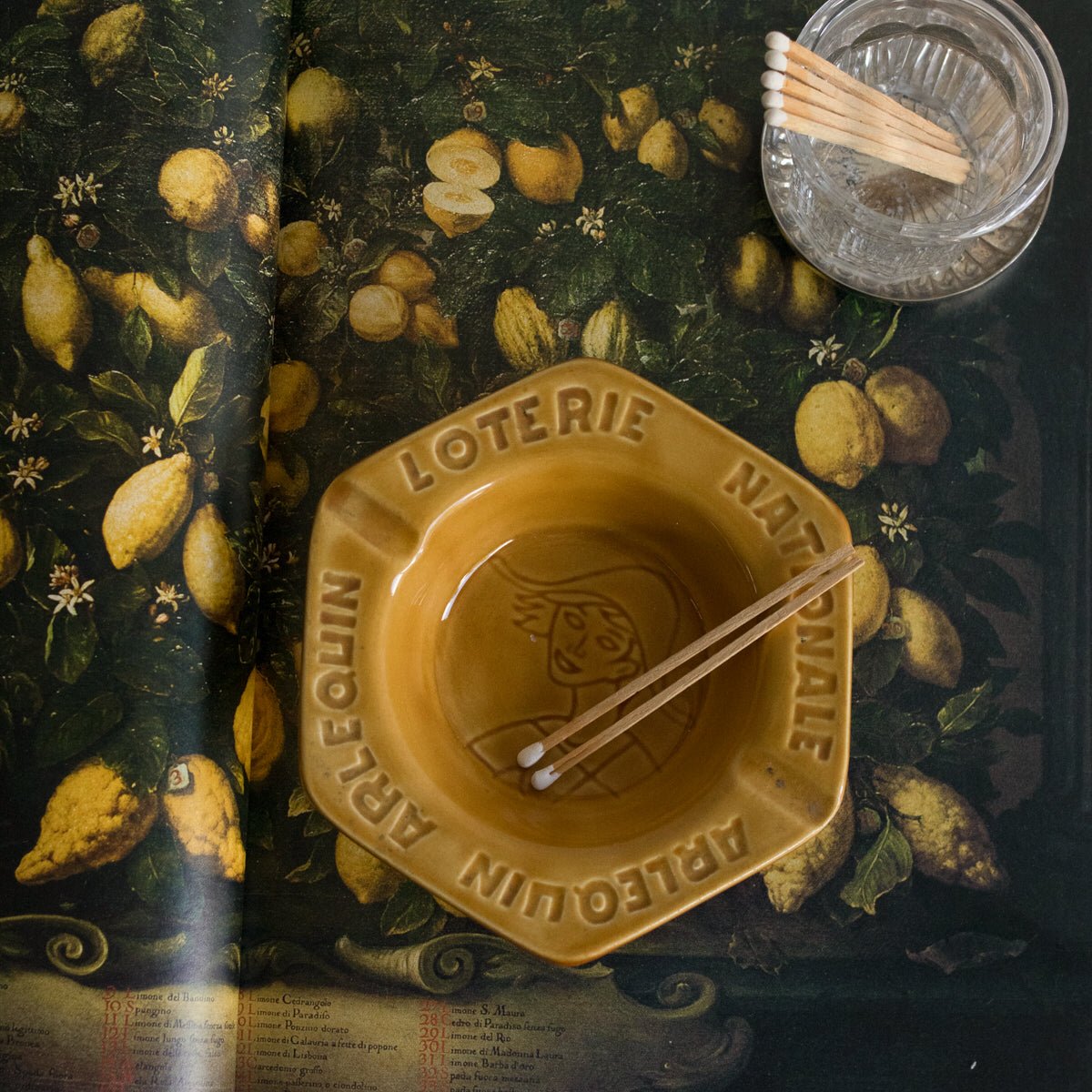 Vintage Loterie Ashtray - elsie green - decor