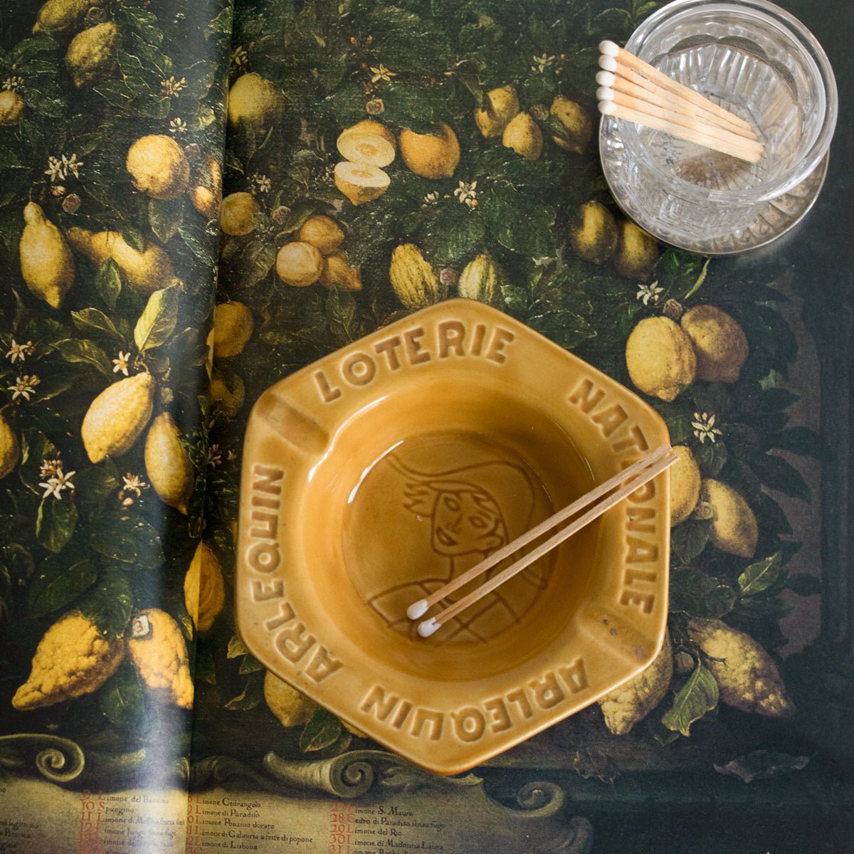 Vintage Loterie Ashtray - elsie green - decor