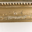 Vintage Louis Philippe Mirror with Red Clay Bole | 24.5 x 34.5 - elsie green - Decor