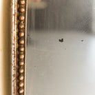 Vintage Louis Philippe Mirror with Red Clay Bole | 24.5 x 34.5 - elsie green - Decor