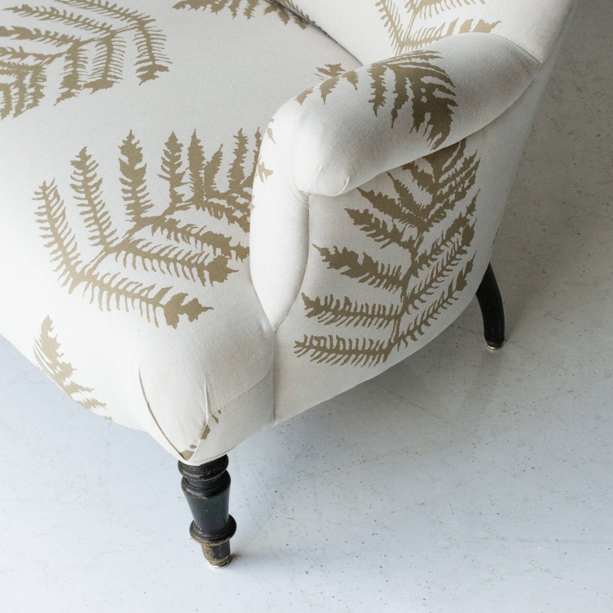Vintage Louis Philippe Settee | Eric Tanov Fern - elsie green - Furniture