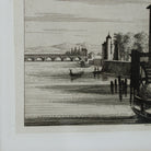 Vintage Lyon Etching - elsie green - art