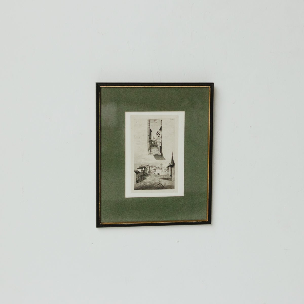 Vintage Lyon Etching | Vieux Lyon - elsie green - art