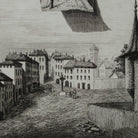 Vintage Lyon Etching | Vieux Lyon - elsie green - art