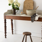 Vintage Marble Console - elsie green - furniture